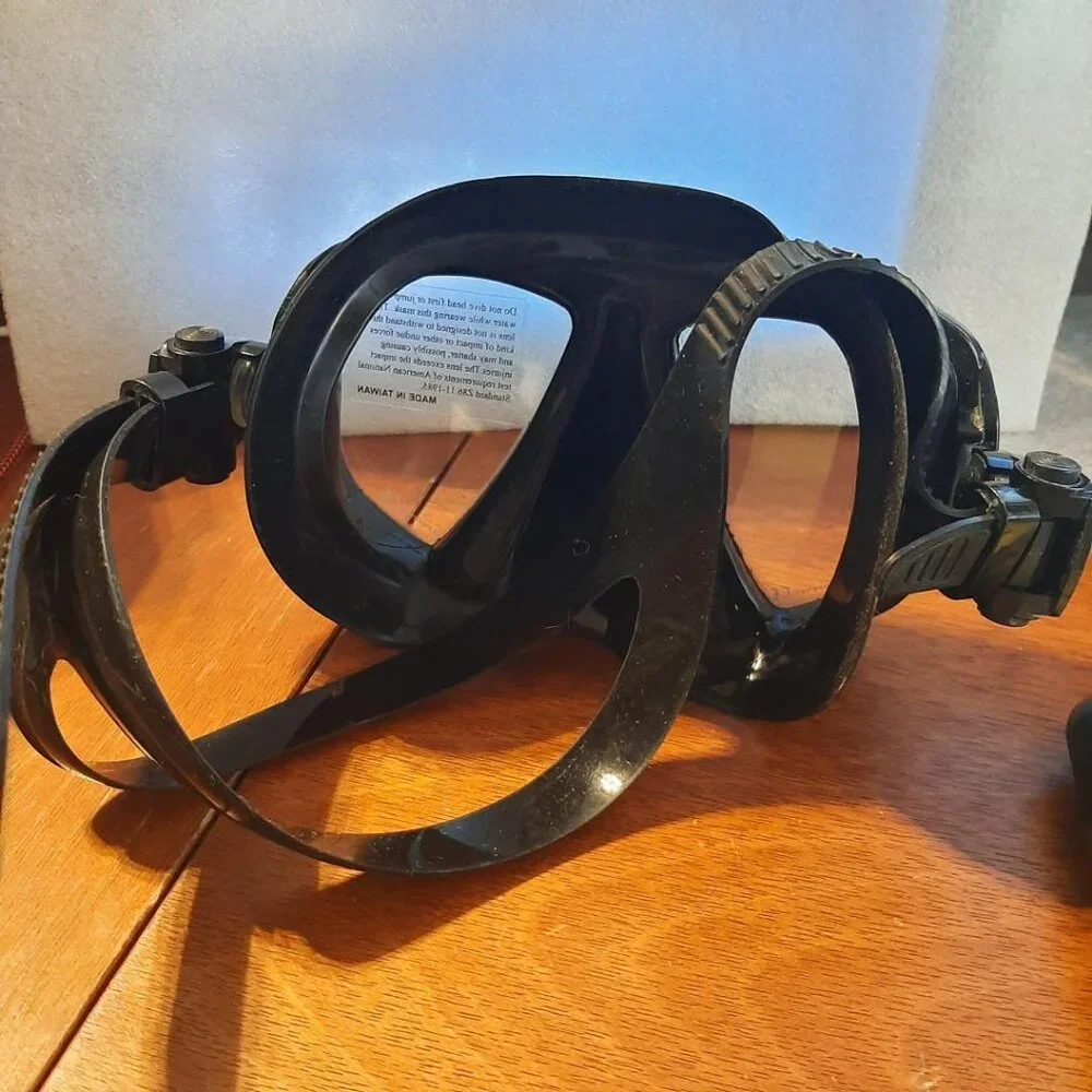 NEW IN BAG ! Phantom Aquatics Velocity Mask Tempered CE Snorkel Black